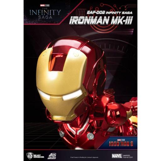 Figura con Luz Marvel Iron Man Mark III Egg Attack Beast Kingdom 16 cm [1]