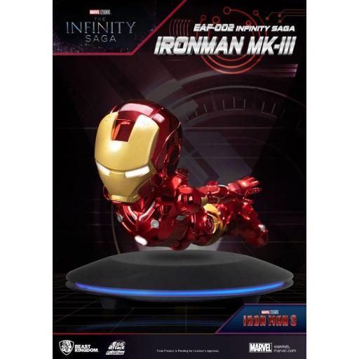 Figura con Luz Marvel Iron Man Mark III Egg Attack Beast Kingdom 16 cm