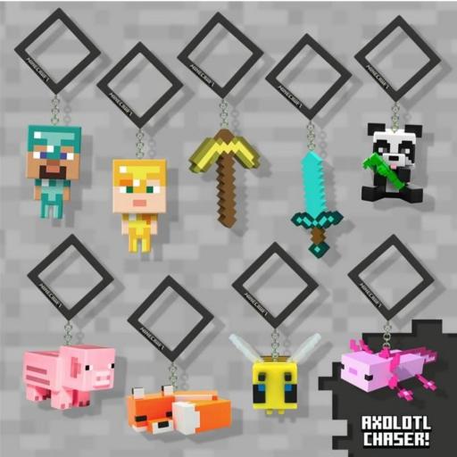 Figura con colgante Minecraft Backpack Buddies series 2 aleatorio [1]