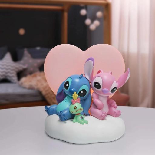 Figura con luz Stitch y Angel Enesco 17 cm [0]