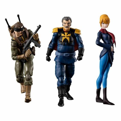 Figuras Mobile Suit Gundam Principality of Zeon Team Ramba Ral Set Megahouse 10 cm [1]