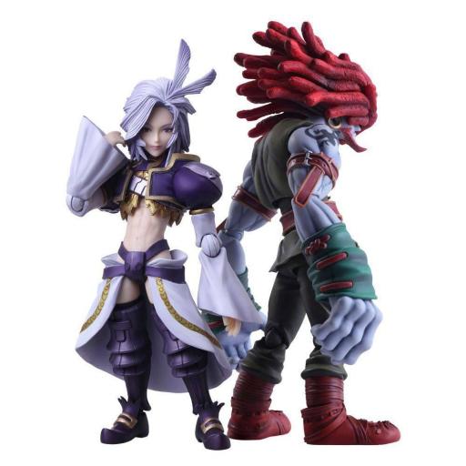 Figuras articuladas Bring Arts Final Fantasy IX Kuja y Amarant Coral 16 - 18 cm