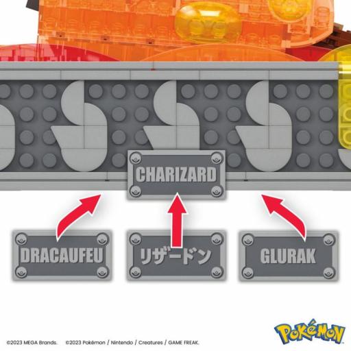 Kit construcción Pokémon Charizard Mattel 30 cm [5]