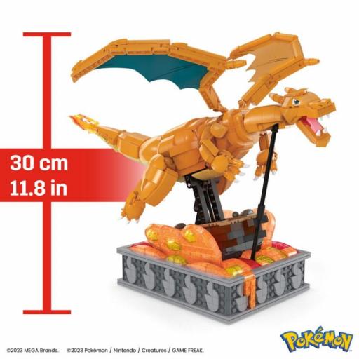 Kit construcción Pokémon Charizard Mattel 30 cm [3]