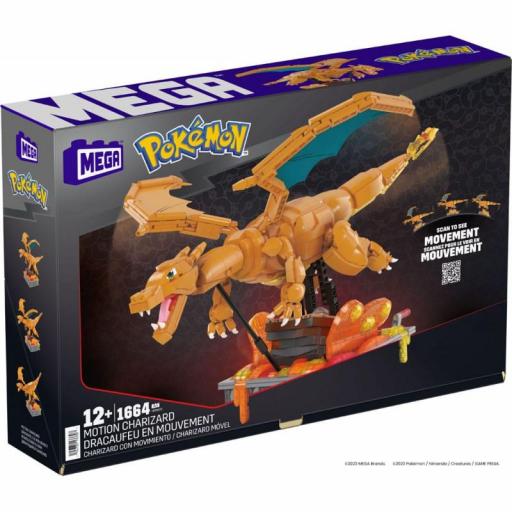 Kit construcción Pokémon Charizard Mattel 30 cm [6]