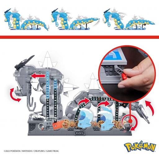 Kit construcción Pokémon Gyarados Mattel 44 cm [5]