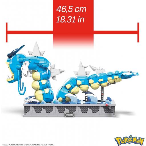 Kit construcción Pokémon Gyarados Mattel 44 cm [4]