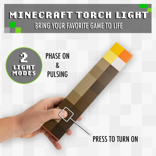 Lámpara Minecraft Antorcha Paladone 28 cm [3]