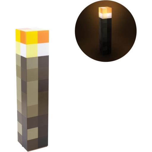 Lámpara Minecraft Antorcha Paladone 28 cm