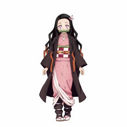 Lámpara Neón Demon Slayer Kimetsu No Yaiba Nezuko Kamado 40 cm