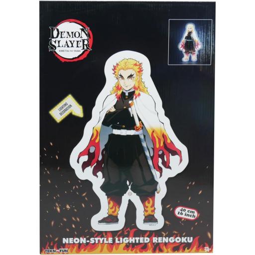 Lámpara Neón Demon Slayer Kimetsu No Yaiba Ryojuro Rengoku 40 cm [3]