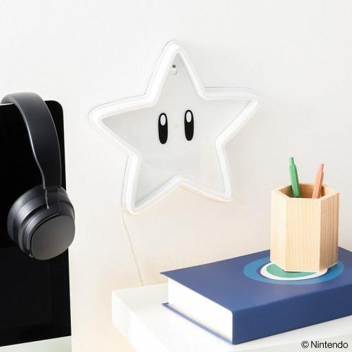 Lámpara Super Mario Star Neon Paladone 24 cm [2]