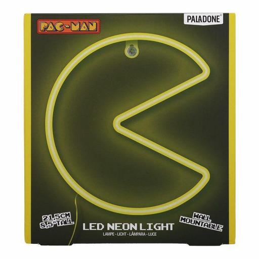 Lámpara pared neón Pac-Man 21 cm [3]