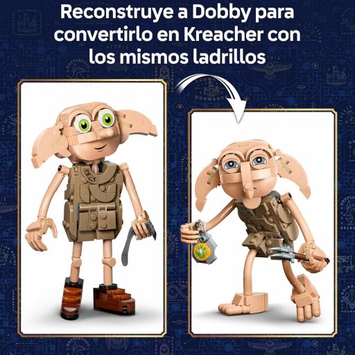 Lego Set Construcción Harry Potter Dobby el Elfo Libre 3D 18 cm [2]