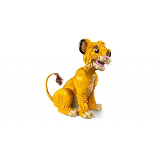 Lego Set Construcción Disney El Rey León Simba Joven 3D 29 cm [1]