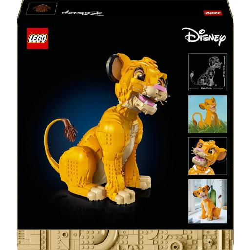Lego Set Construcción Disney El Rey León Simba Joven 3D 29 cm [7]