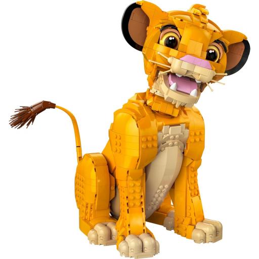Lego Set Construcción Disney El Rey León Simba Joven 3D 29 cm [0]
