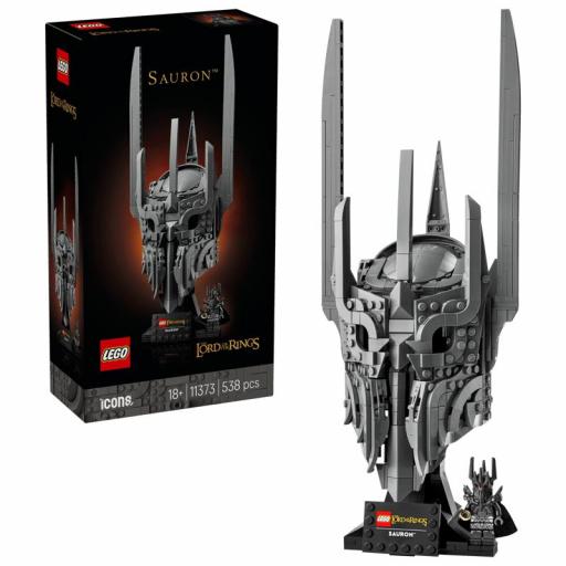 Lego Set contrucción El Señor de los Anillos casco Sauron 33 cm [0]