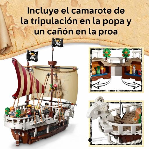 Lego Set Contrucción One Piece Netflix Going Merry Barco Pirata 3D [4]