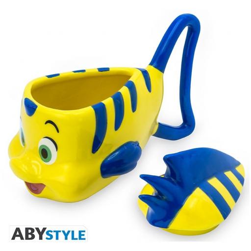 Taza 3D Disney La Sirenita Flounder [2]