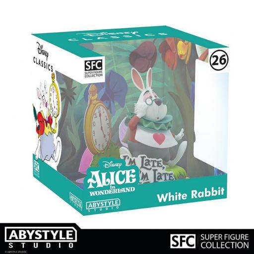Figura Abystyle Disney Alicia en el País de las Maravillas Conejo Blanco 10 cm [3]