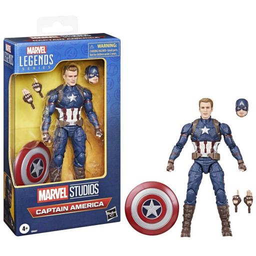 Figura Capitán América Marvel Legends Hasbro 15 cm [6]