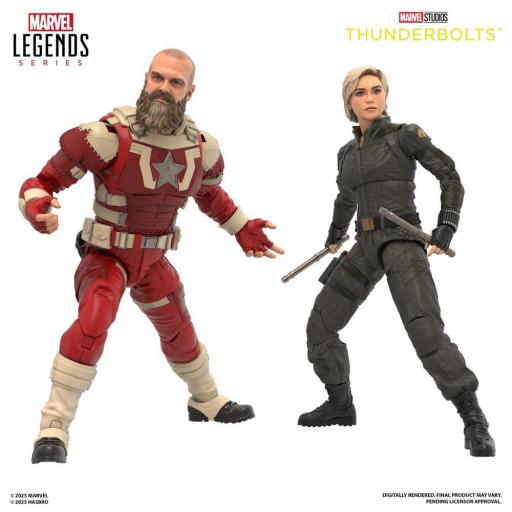 Figuras Yelena Belova & Red Guardian Marvel Legends Hasbro 15 cm