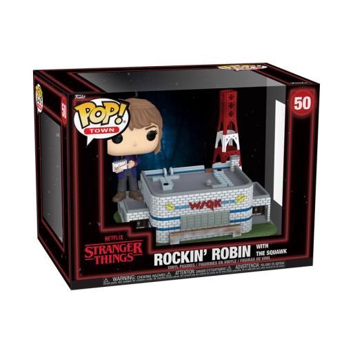 Figura Funko Pop! Stranger Things Rockin Robin con Squawk 9 cm [1]