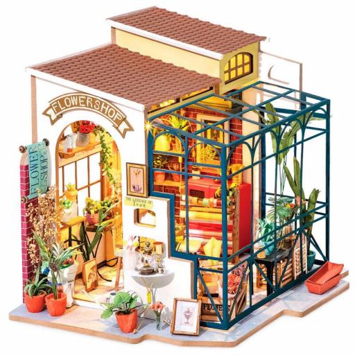 Maqueta Casa en Miniatura Emily s Flower Shop 449pzs