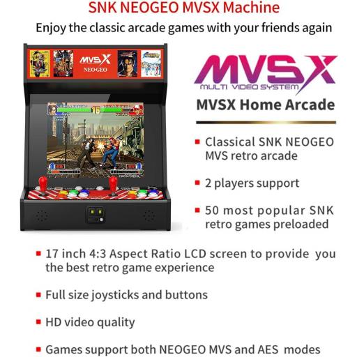 Máquina Arcade Recreativa NeoGeo MVSX 63 cm [4]