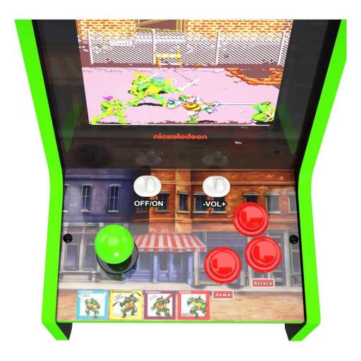 Máquina Arcade Recreativa Tortugas Ninja 40 cm [3]