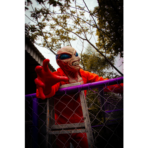 Máscara Alien Garo Disfraz Halloween Cosplay Ghoulish  [1]