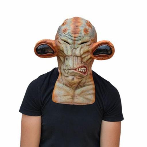 Máscara Alien Ritcher Disfraz Halloween Cosplay Ghoulish