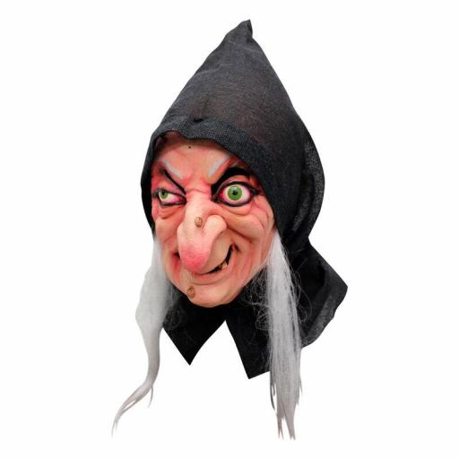 Máscara Bruja de Cuento Disfraz Halloween Cosplay Ghoulish 