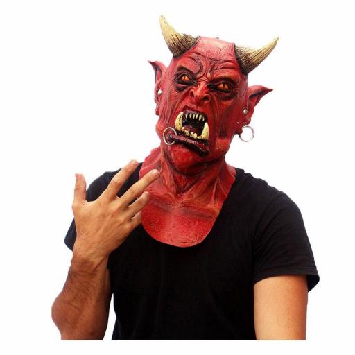 Máscara Demonio Uzzath Disfraz Halloween Cosplay Ghoulish  [4]