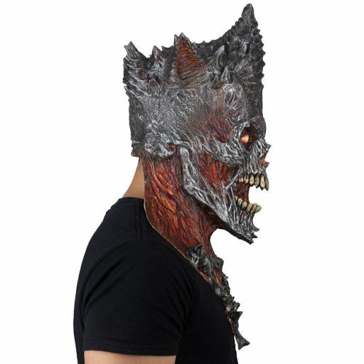 Máscara King Reaper Fire Disfraz Halloween Cosplay Ghoulish  [3]