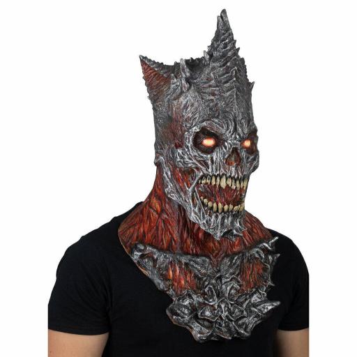 Máscara King Reaper Fire Disfraz Halloween Cosplay Ghoulish  [1]