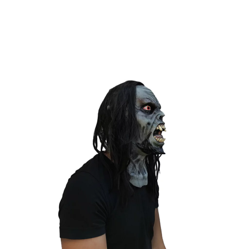 Máscara Vampiro con Cabello Disfraz Halloween Cosplay Ghoulish  [1]
