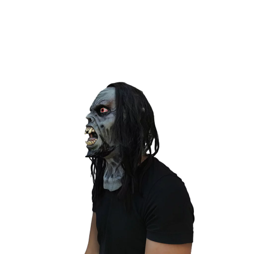 Máscara Vampiro con Cabello Disfraz Halloween Cosplay Ghoulish  [2]