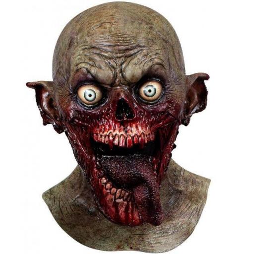 Máscara Zombie Lengua Halloween Disfraz Cosplay Ghoulish 