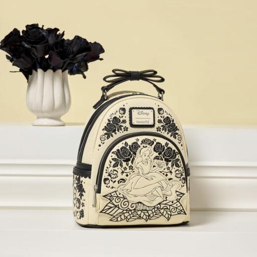 Mochila Alicia en el Pais de las Maravillas Floral Disney Loungefly 26 cm [4]