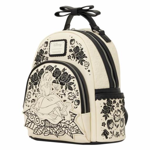 Mochila Alicia en el Pais de las Maravillas Floral Disney Loungefly 26 cm [1]