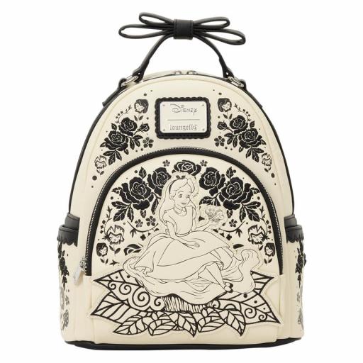 Mochila Alicia en el Pais de las Maravillas Floral Disney Loungefly 26 cm [0]