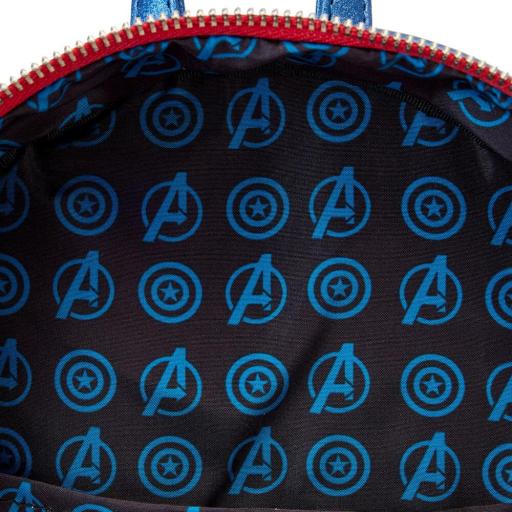 Mochila Capitan America Metallic Marvel Loungefly 26 cm [5]
