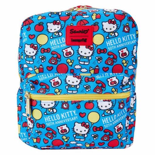 Mochila Hello Kitty 50th Anniversary Sanrio Loungefly 24 cm