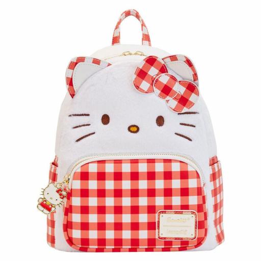 Mochila Hello Kitty Red & White Loungefly 24 cm