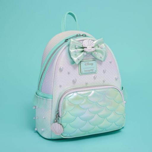 Mochila La Sirenita Iridescent Pearl Loungefly Disney 26 cm [4]