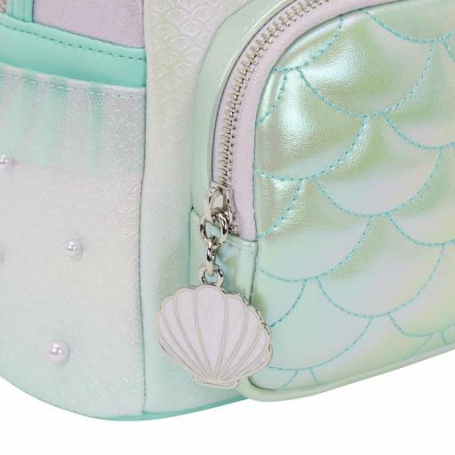 Mochila La Sirenita Iridescent Pearl Loungefly Disney 26 cm [3]