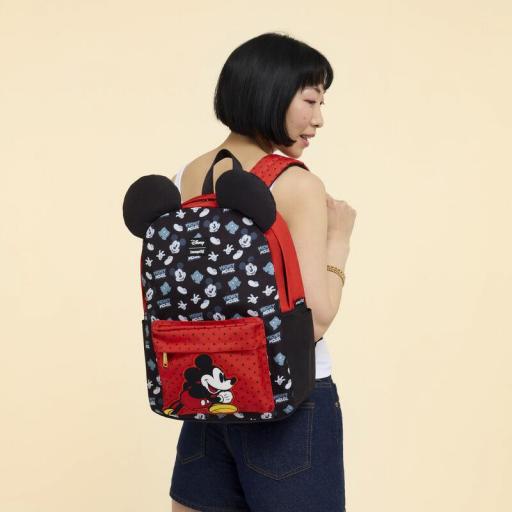 Mochila Mickey Mouse Nylon Disney Loungefly [4]