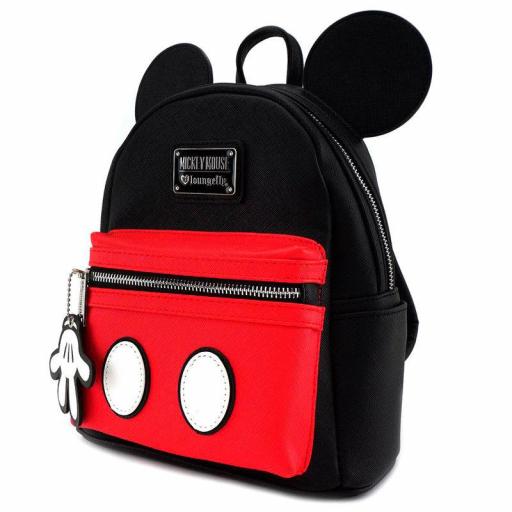Mochila Mickey Mouse Roja y Negra Disney Loungefly [1]